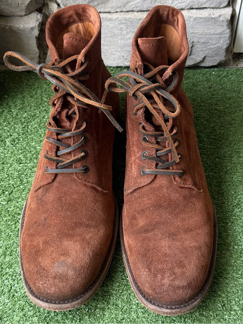 Frye suede leather